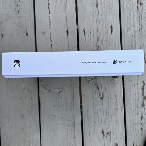 BetterCo. Joanne Ho Happy Red Rainbow 1000 Piece Jigsaw Puzzle - Picture 2 of 3